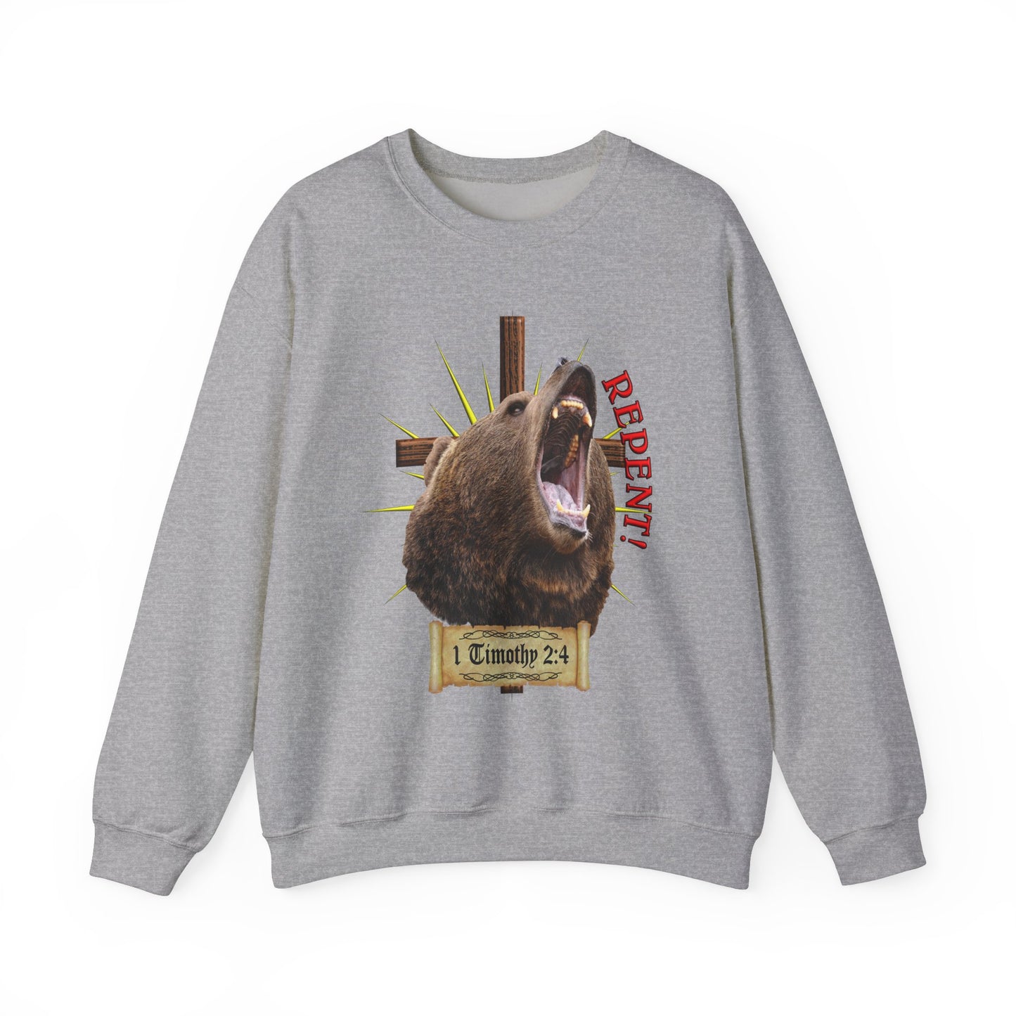 Repent - Grizzly - Crewneck Sweatshirt