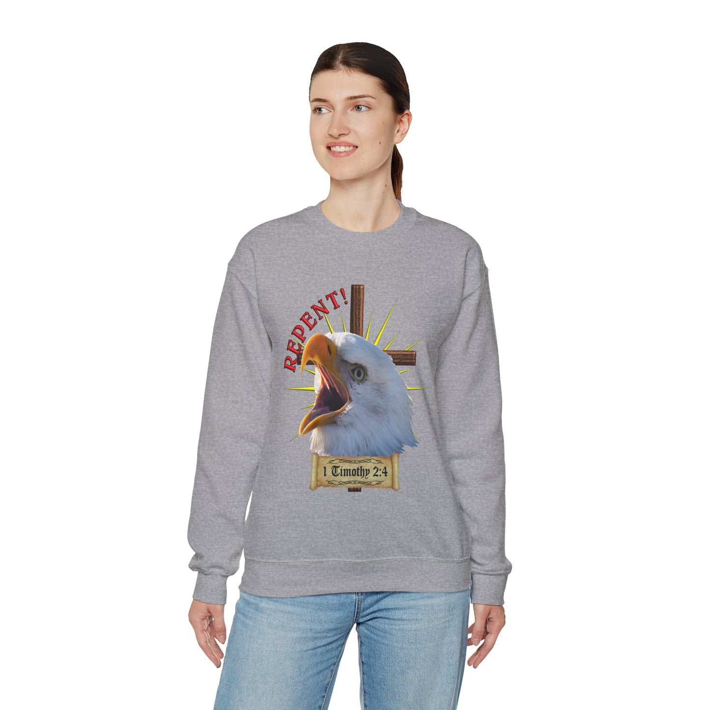 Repent - Eagle - Crewneck Sweatshirt