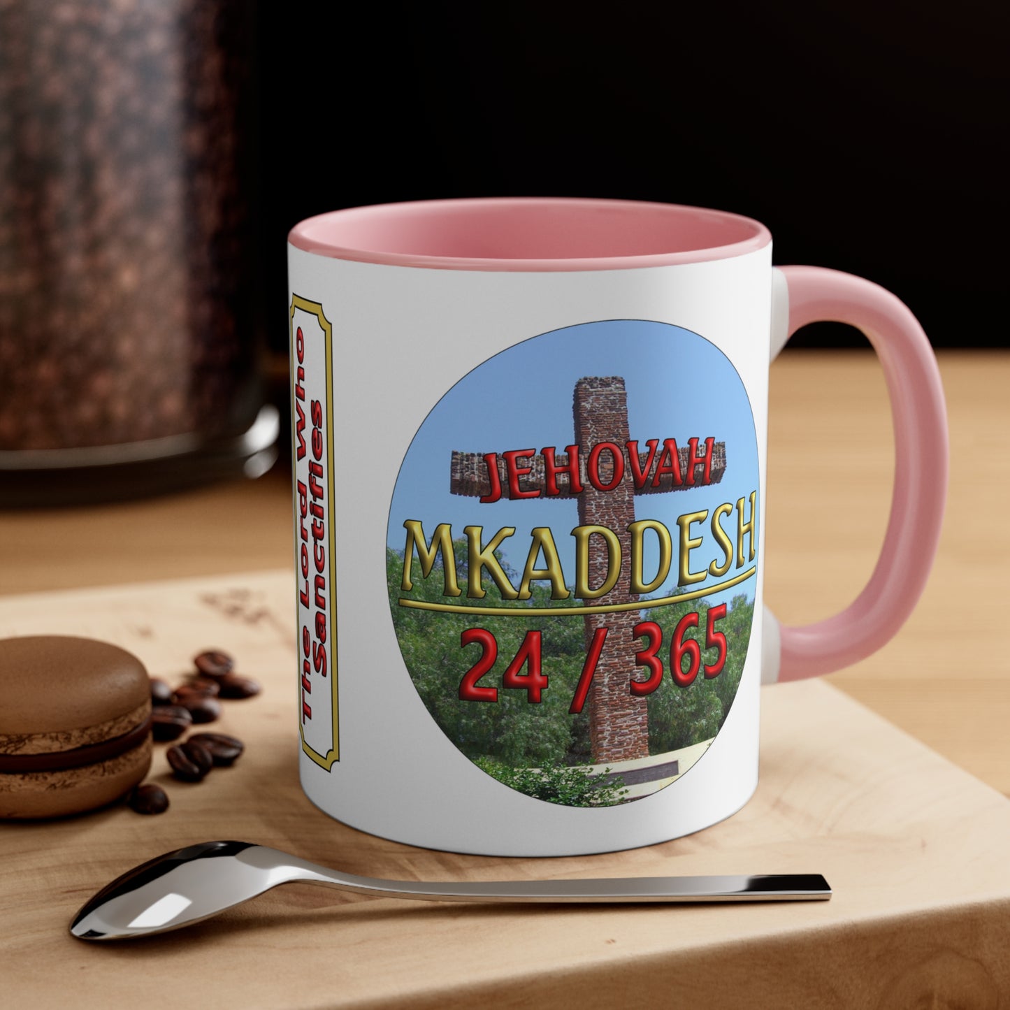 Jehovah Mkaddesh - Accent Coffee Mug, 11oz