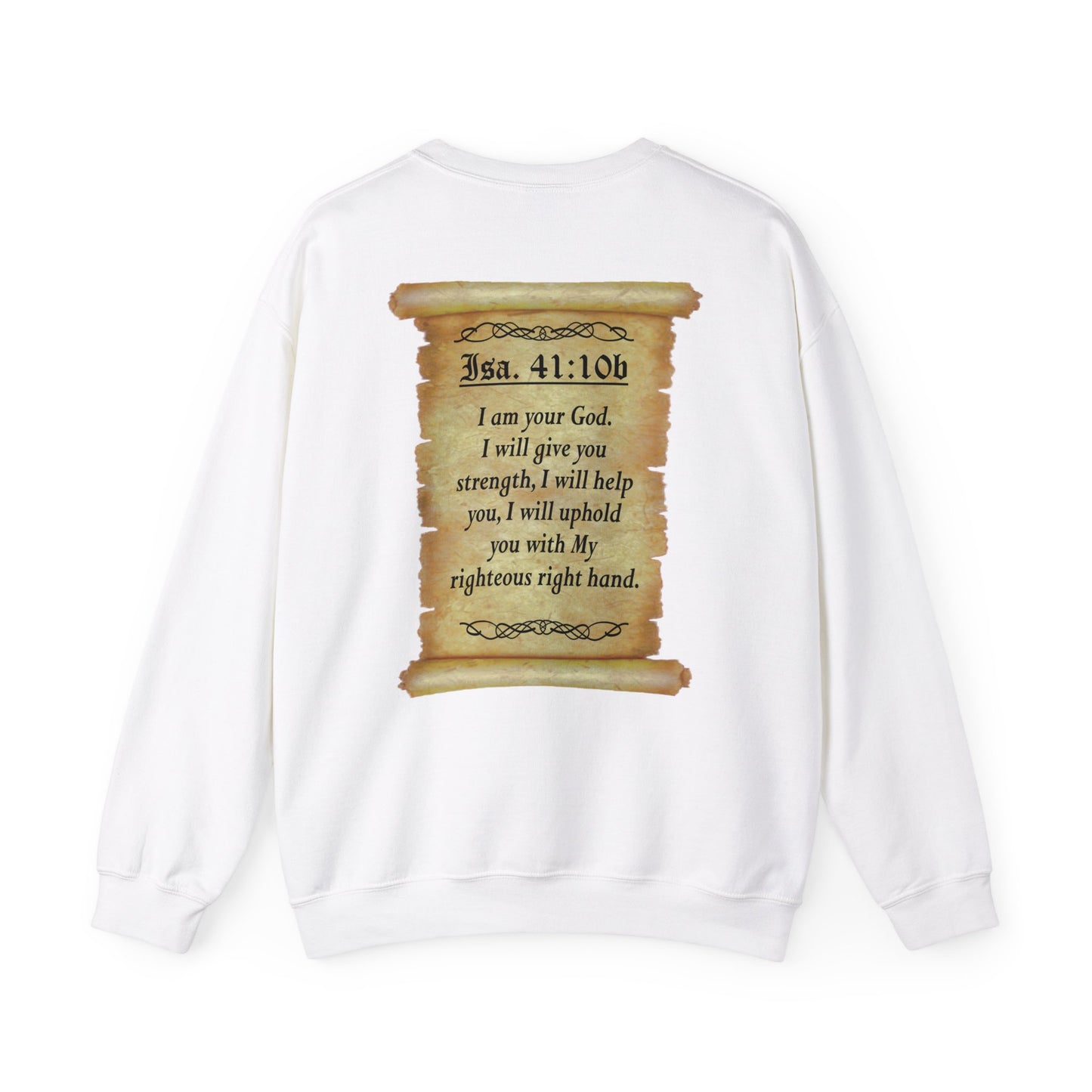 Verses - Isa 41:10b - Crewneck Sweatshirt