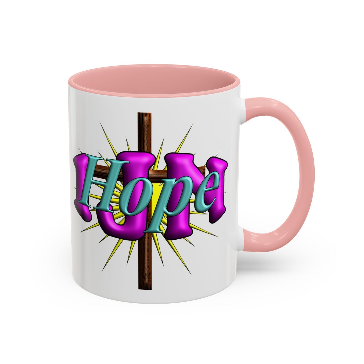 In Jesus Name - Hope - Accent Coffee Mug, 11oz