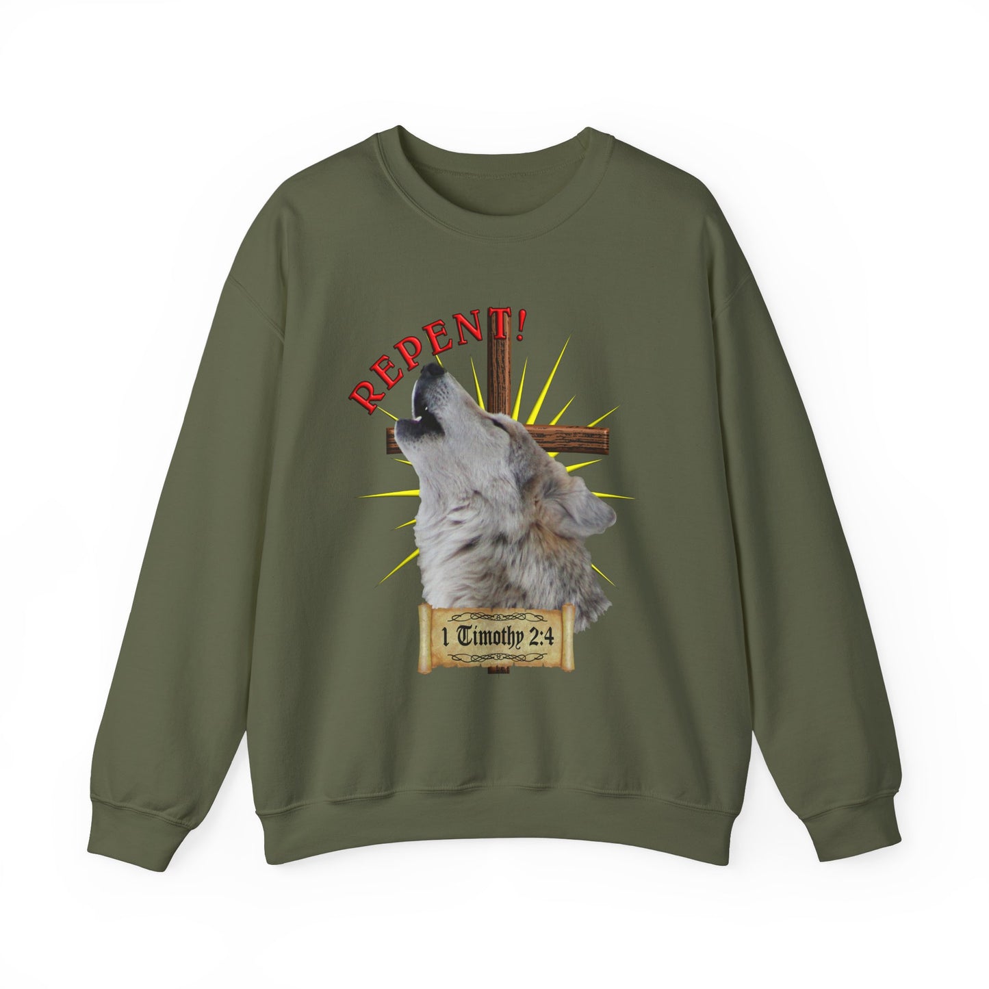 Repent - Wolf - Crewneck Sweatshirt