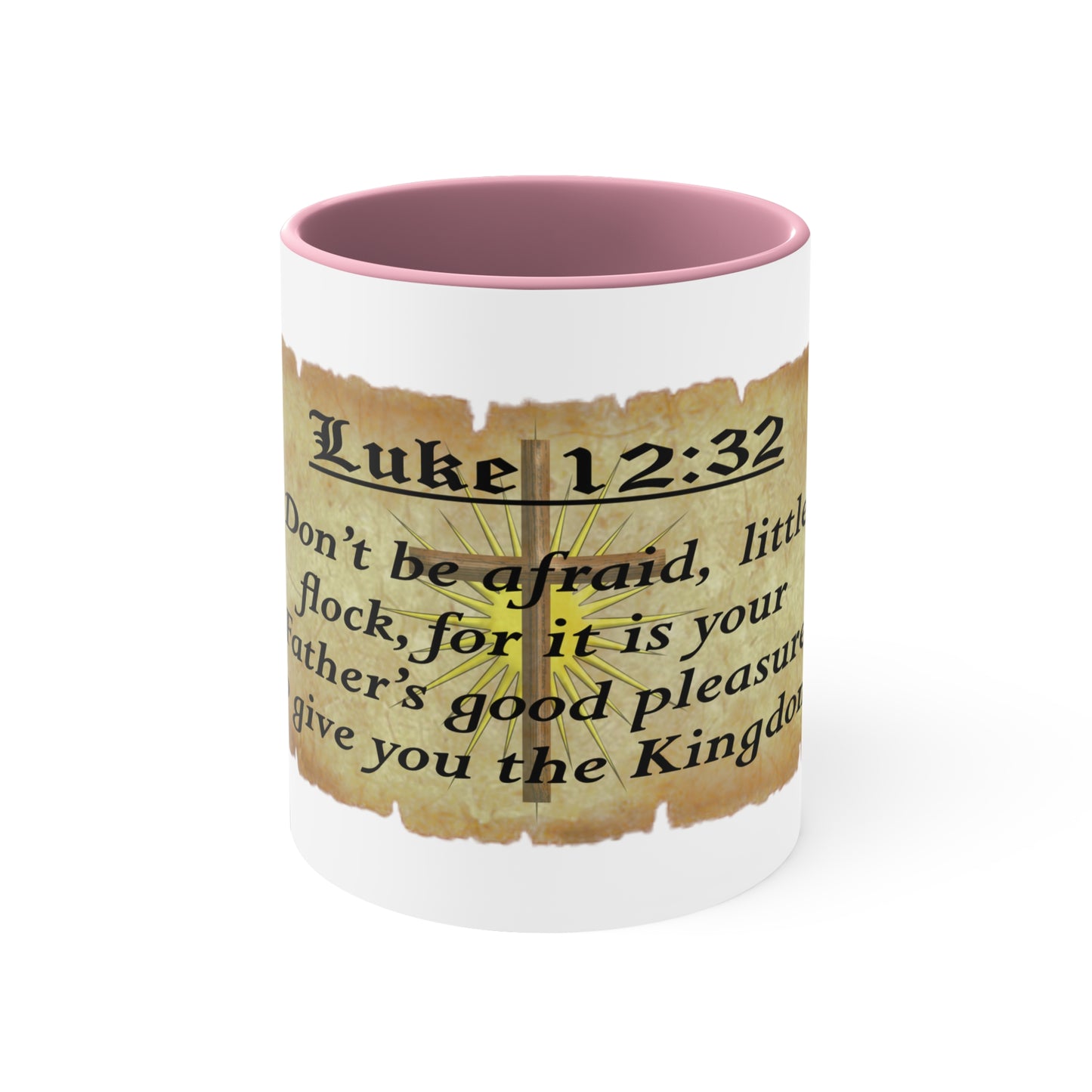 Verses - Luke 12:32 - Accent Coffee Mug, 11oz