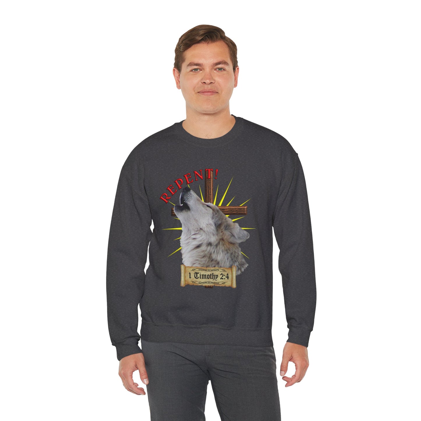 Repent - Wolf - Crewneck Sweatshirt