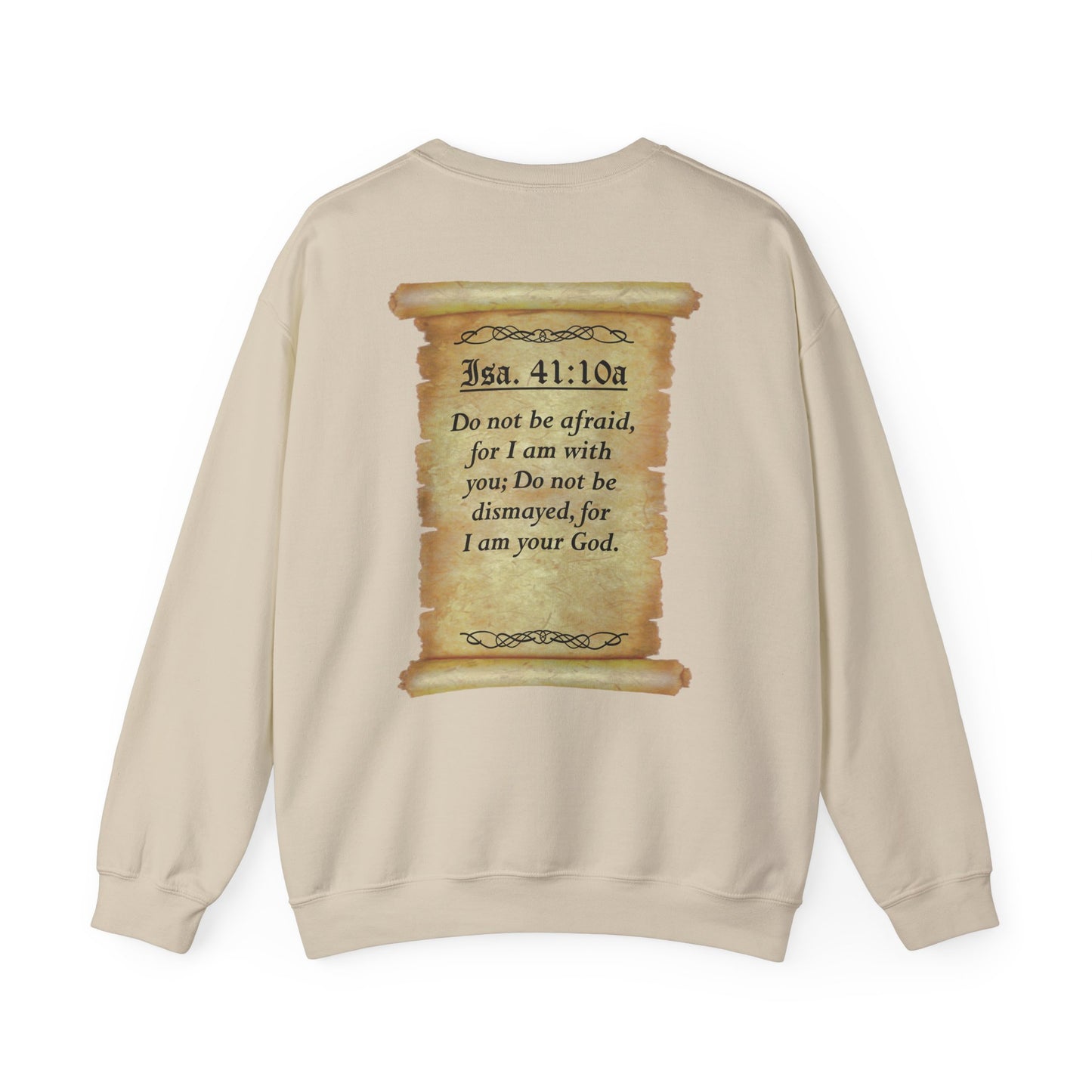 Verses - Isa 41:10a - Crewneck Sweatshirt