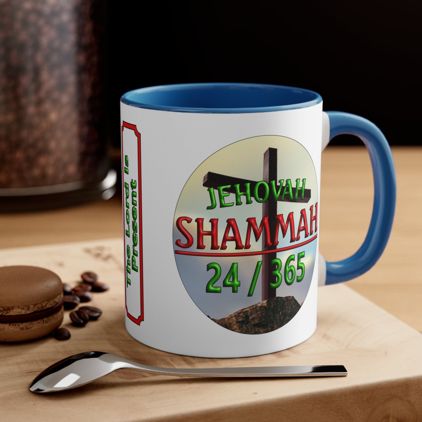 Jehovah Shammah - Accent Coffee Mug, 11oz