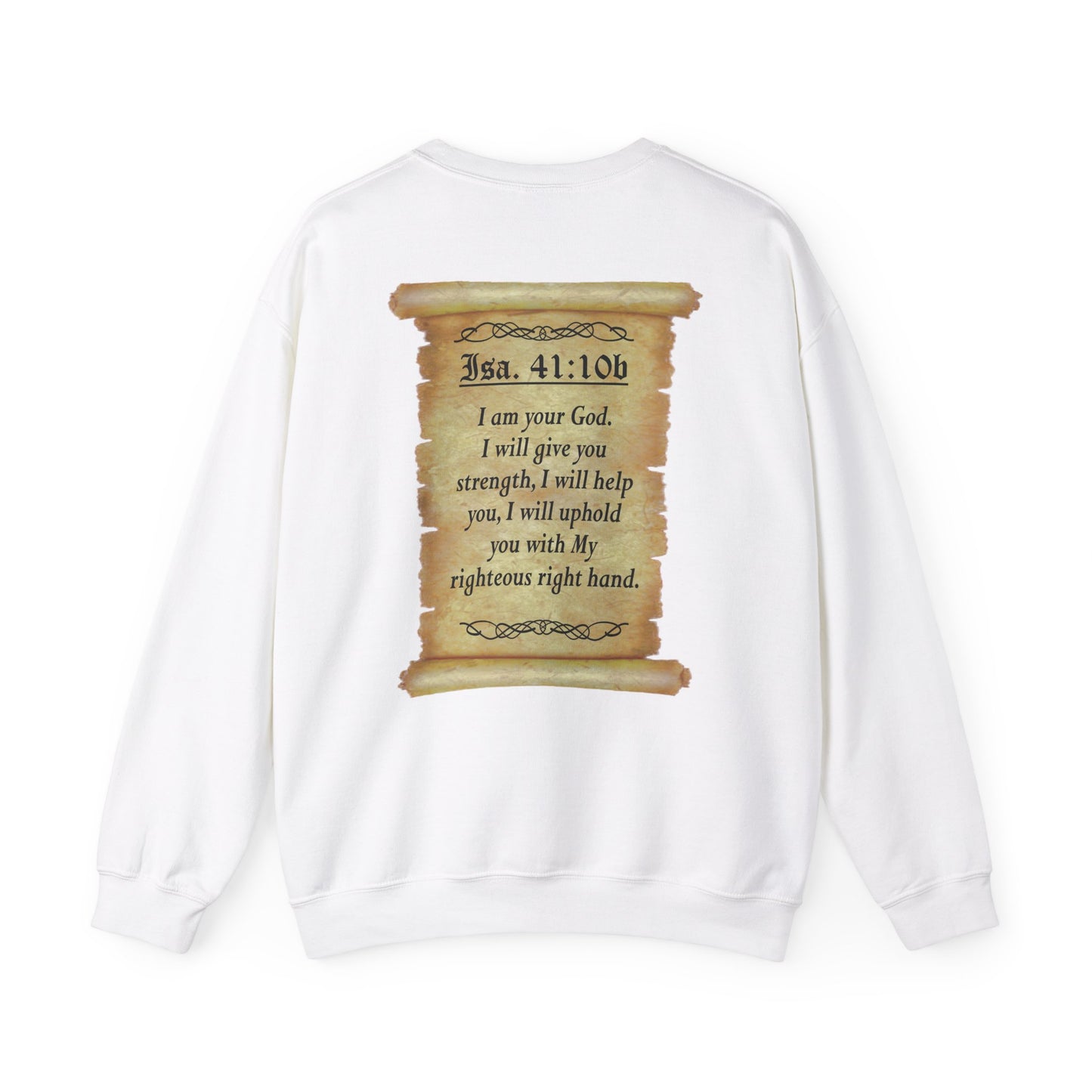 Verses - Isa 41:10b - Crewneck Sweatshirt