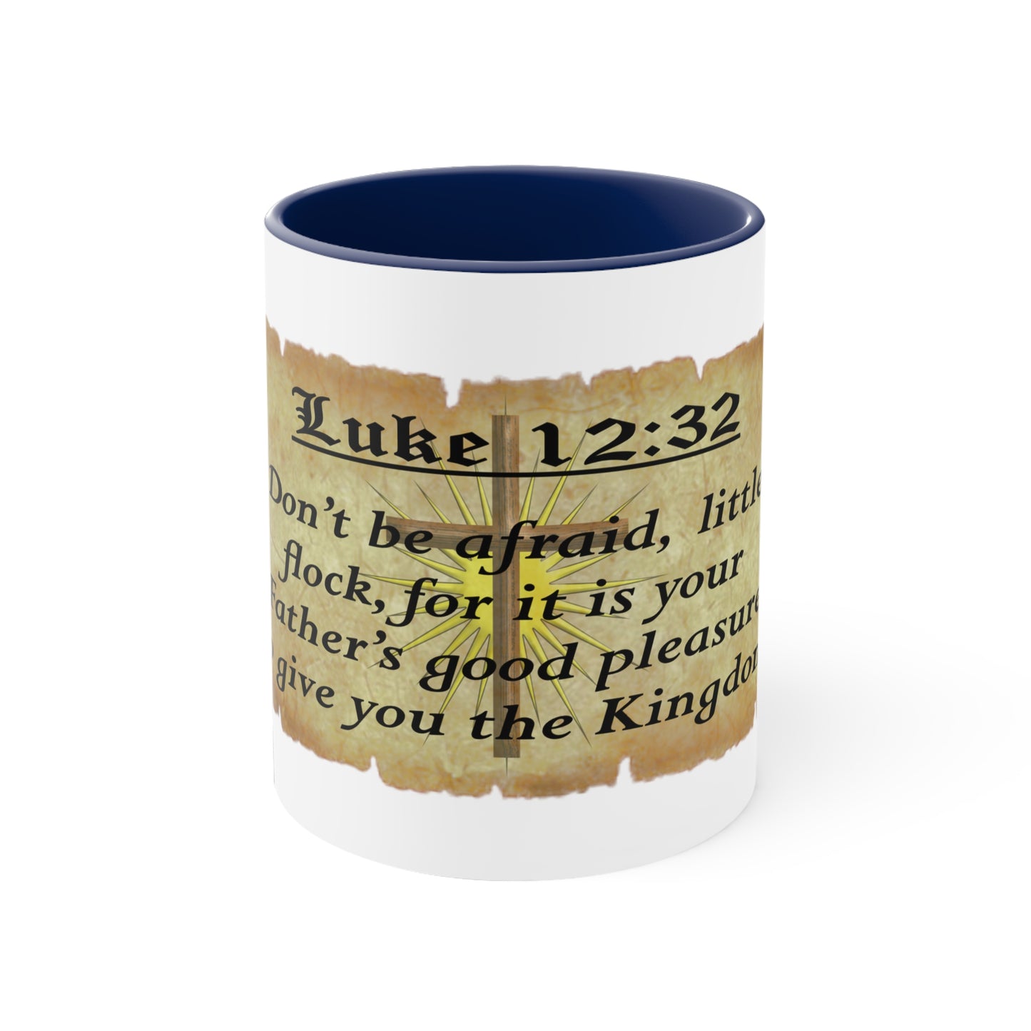 Verses - Luke 12:32 - Accent Coffee Mug, 11oz