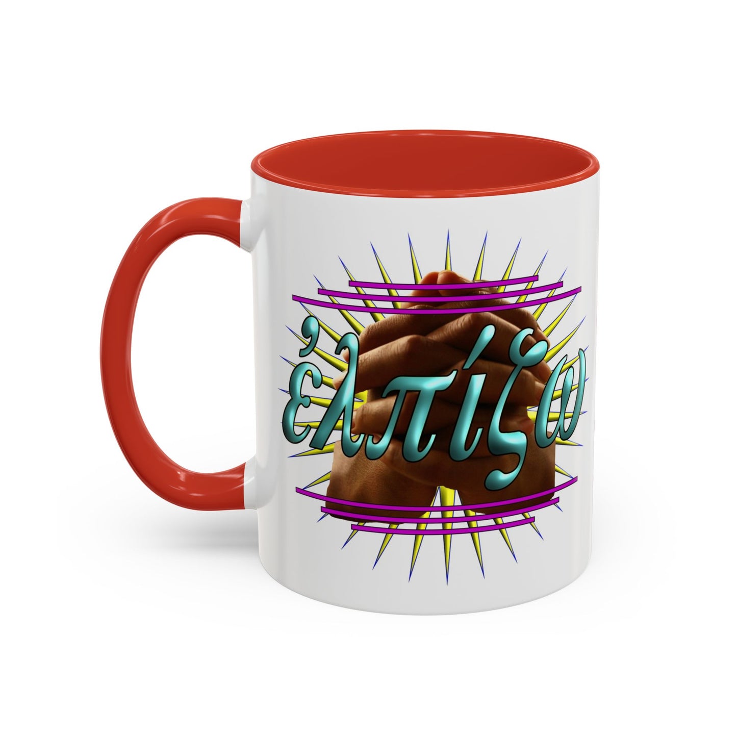 In Jesus Name - Hope - Accent Coffee Mug, 11oz