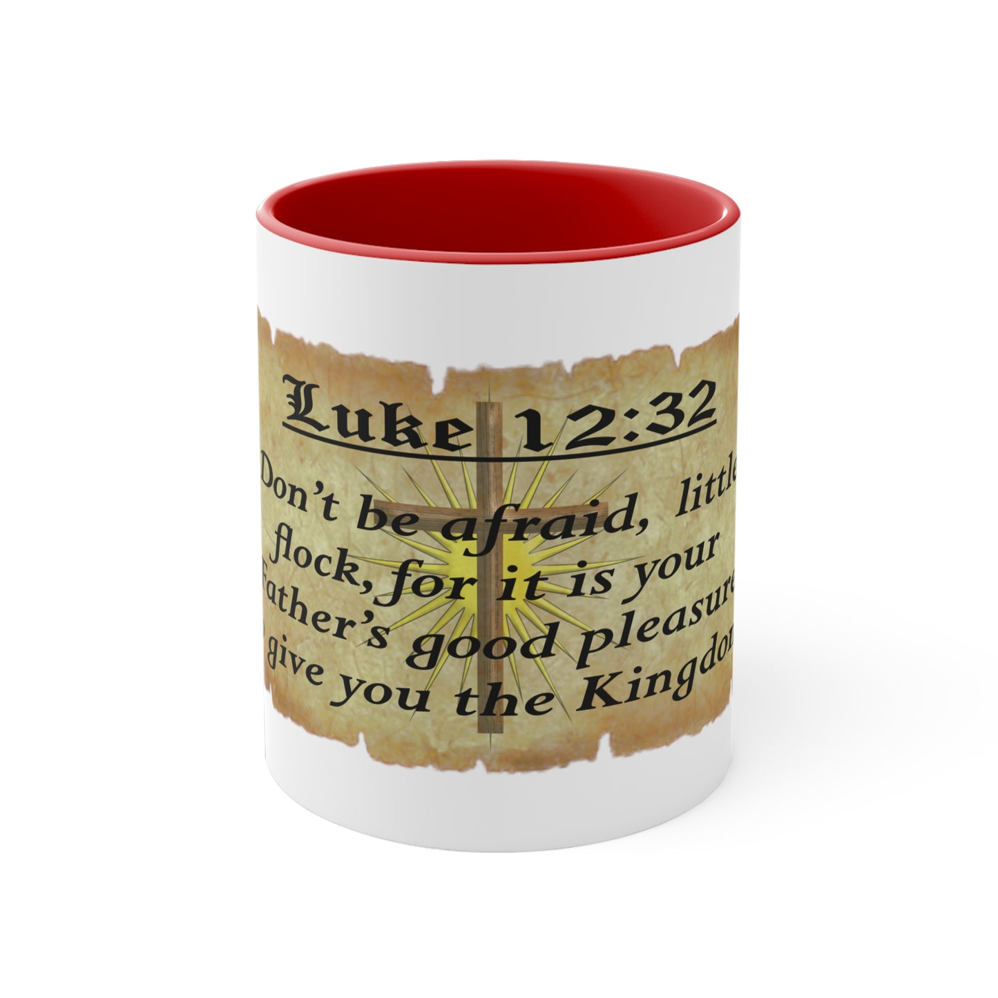 Verses - Luke 12:32 - Accent Coffee Mug, 11oz