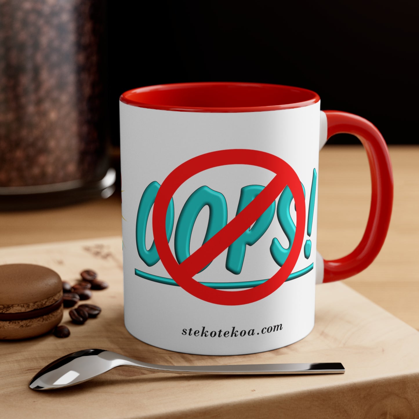 GNS - Oops - Accent Coffee Mug, 11oz