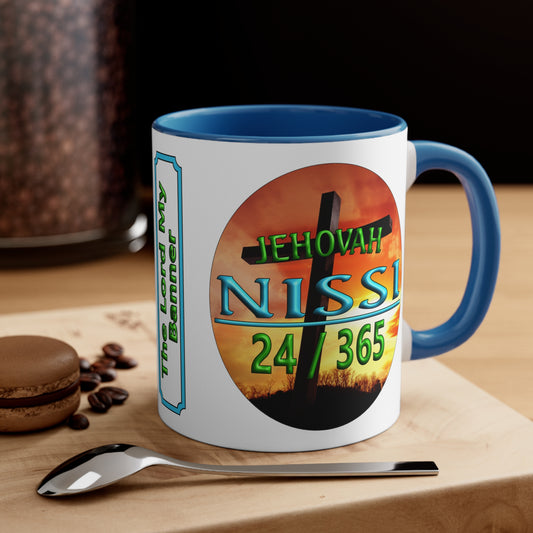 Jehovah Nissi - Accent Coffee Mug, 11oz