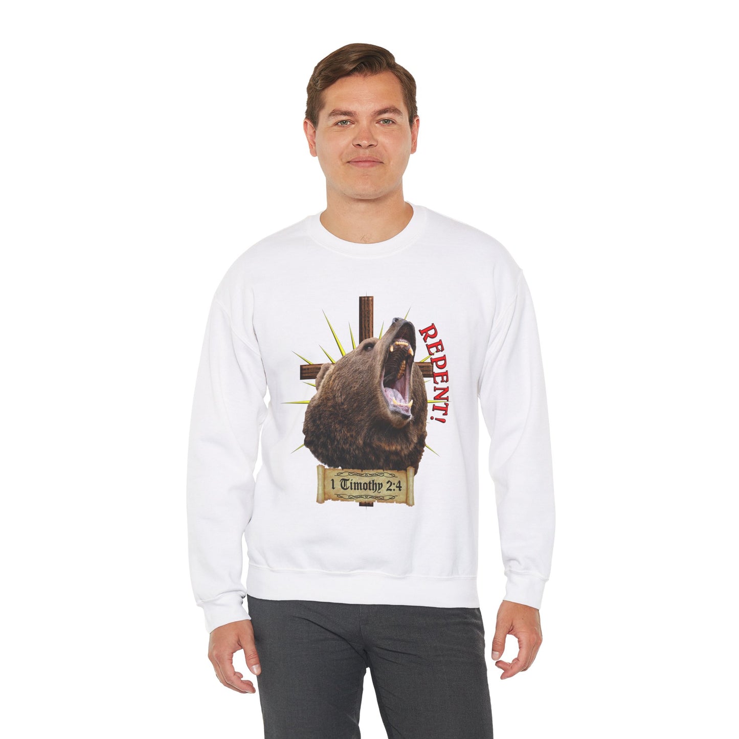 Repent - Grizzly - Crewneck Sweatshirt