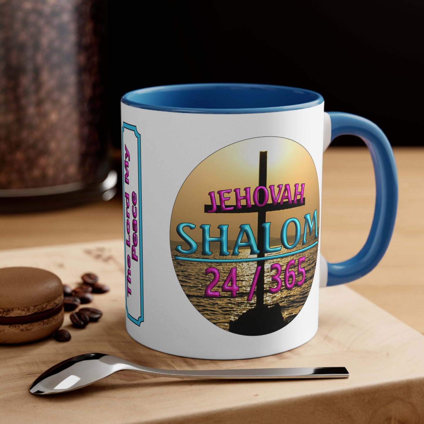 Jehovah Shalom - Accent Coffee Mug, 11oz