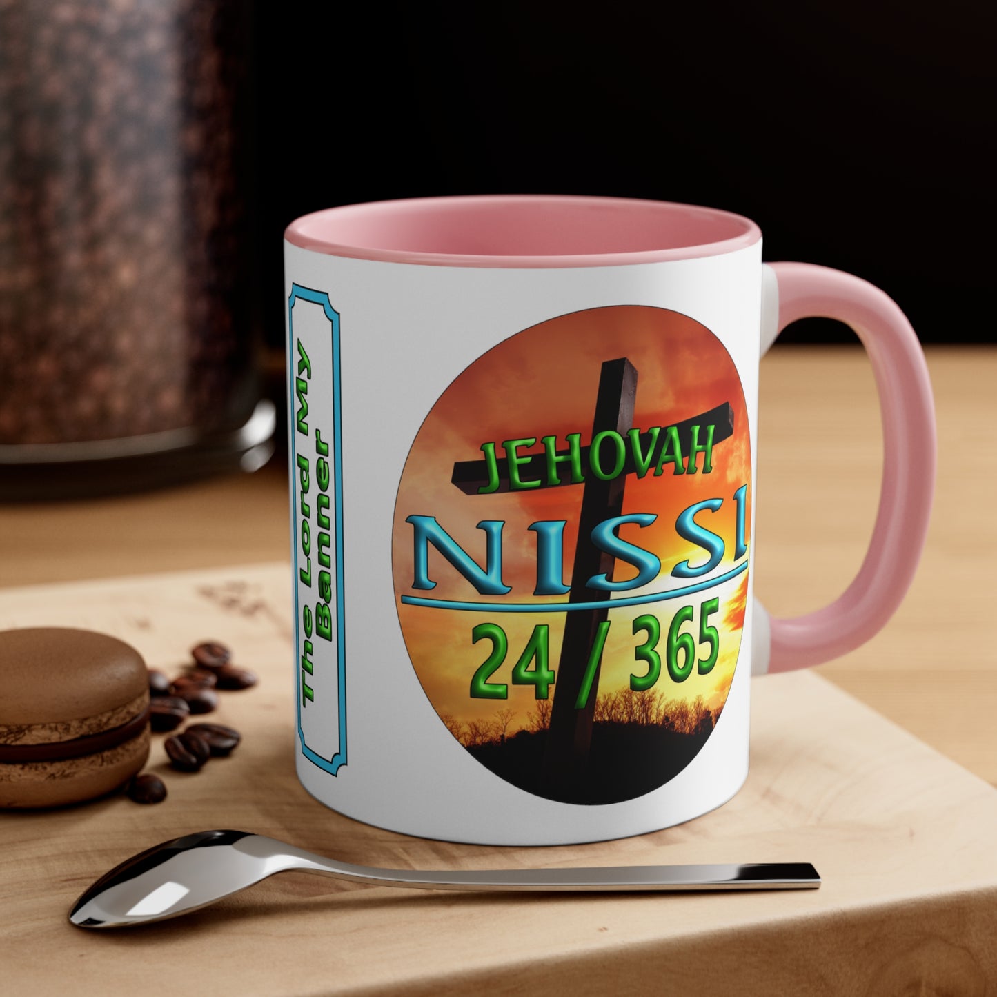 Jehovah Nissi - Accent Coffee Mug, 11oz