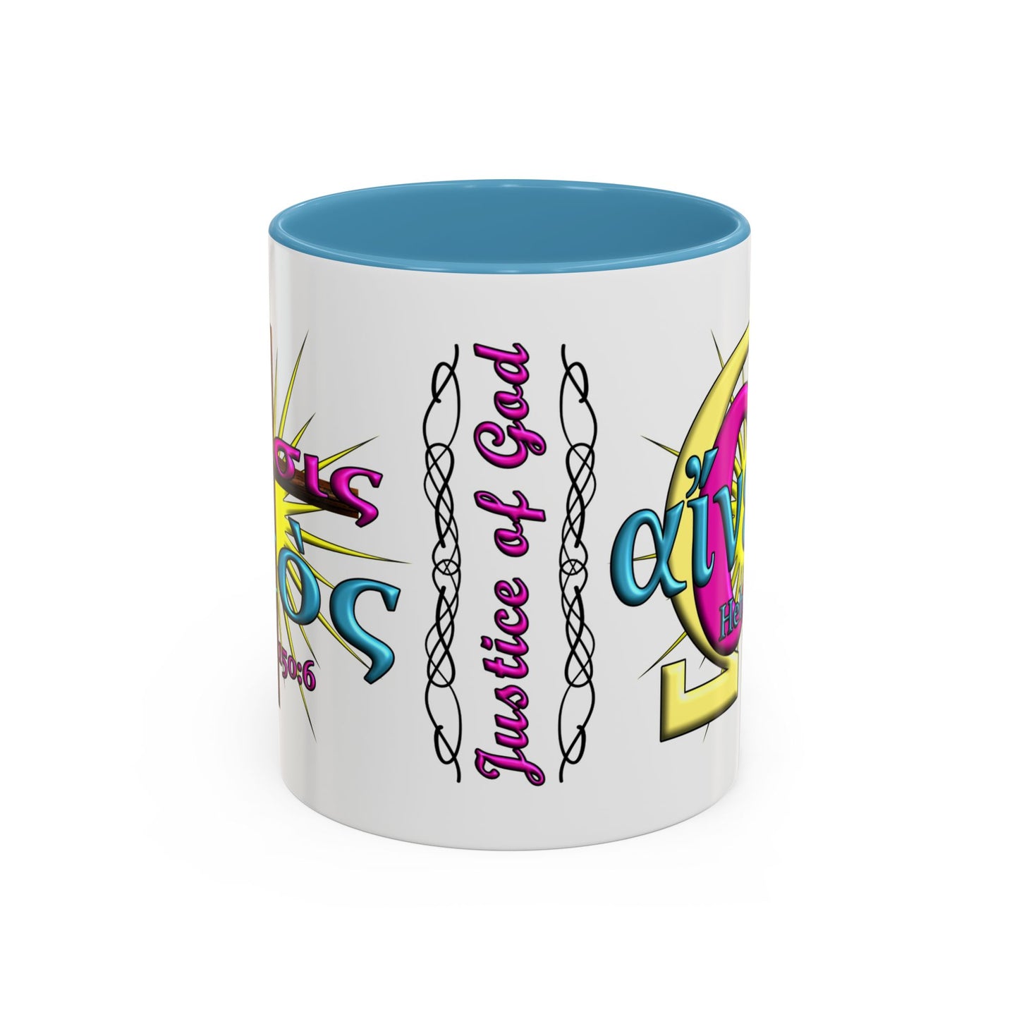 Praise - Justice - Accent Coffee Mug, 11oz