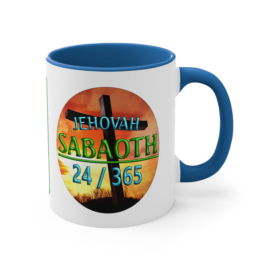 Jehovah Sabaoth - Accent Coffee Mug, 11oz