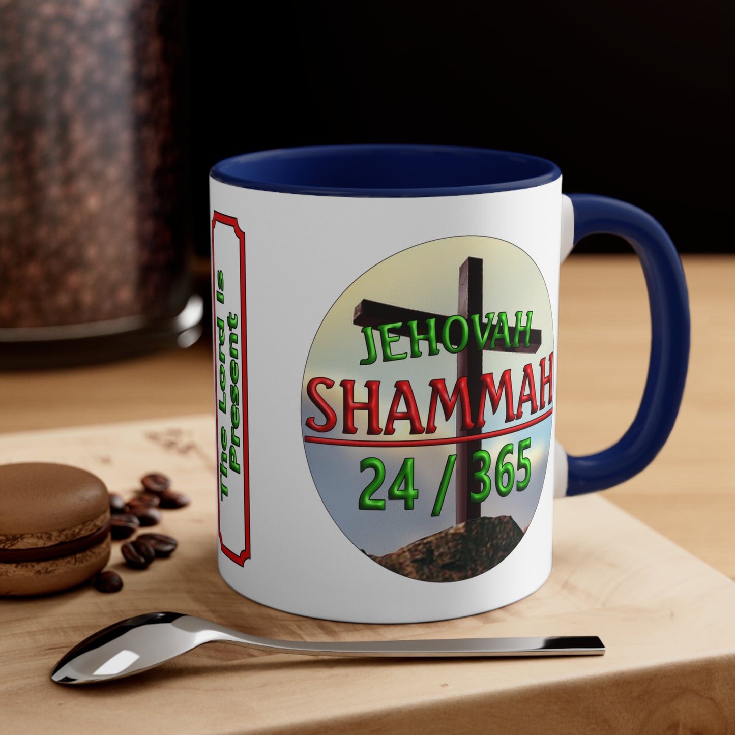 Jehovah Shammah - Accent Coffee Mug, 11oz