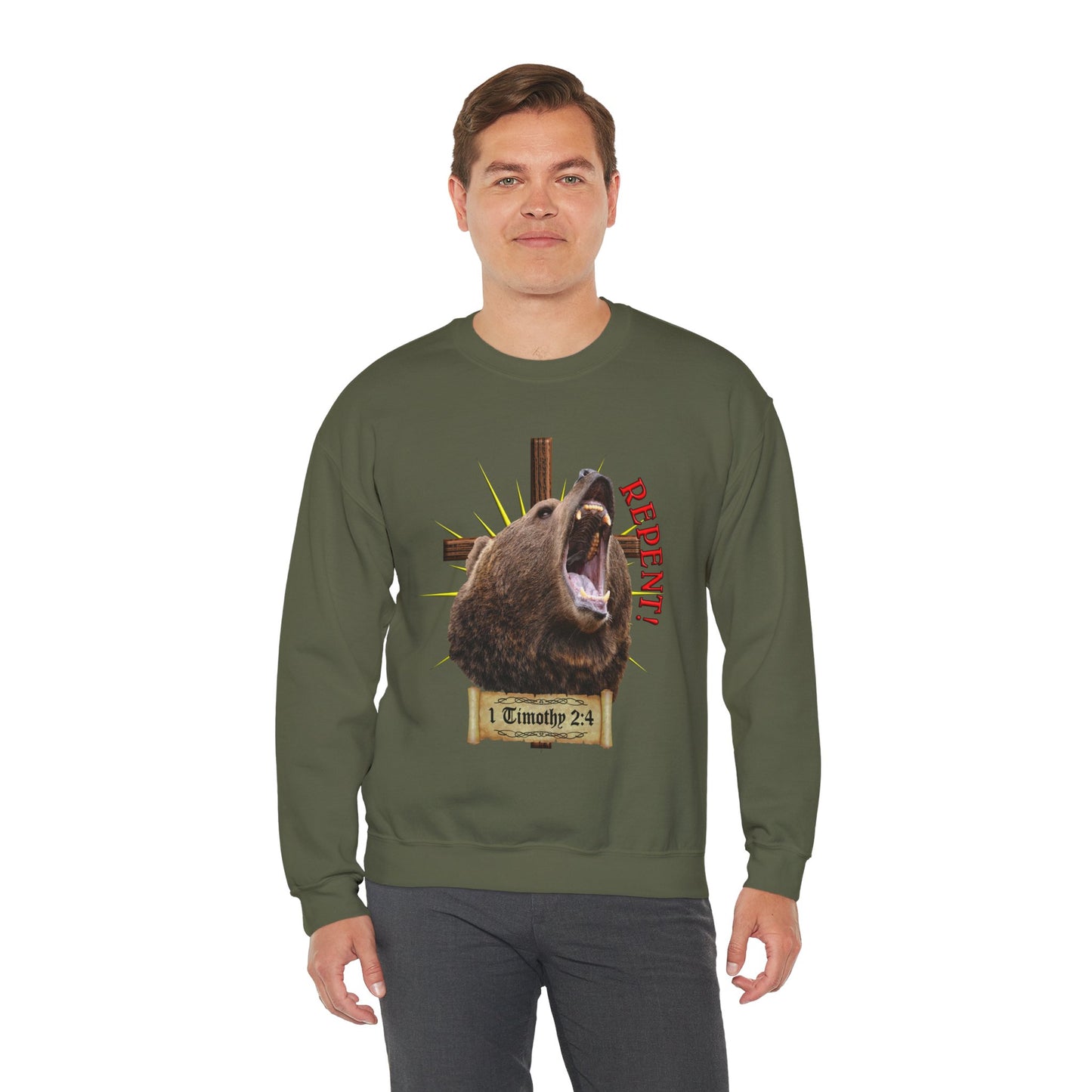 Repent - Grizzly - Crewneck Sweatshirt