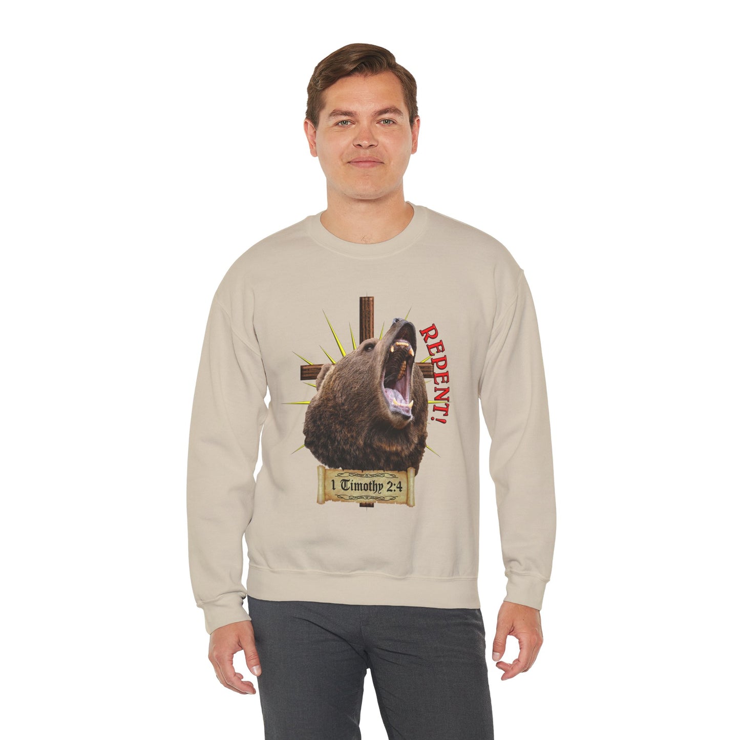 Repent - Grizzly - Crewneck Sweatshirt