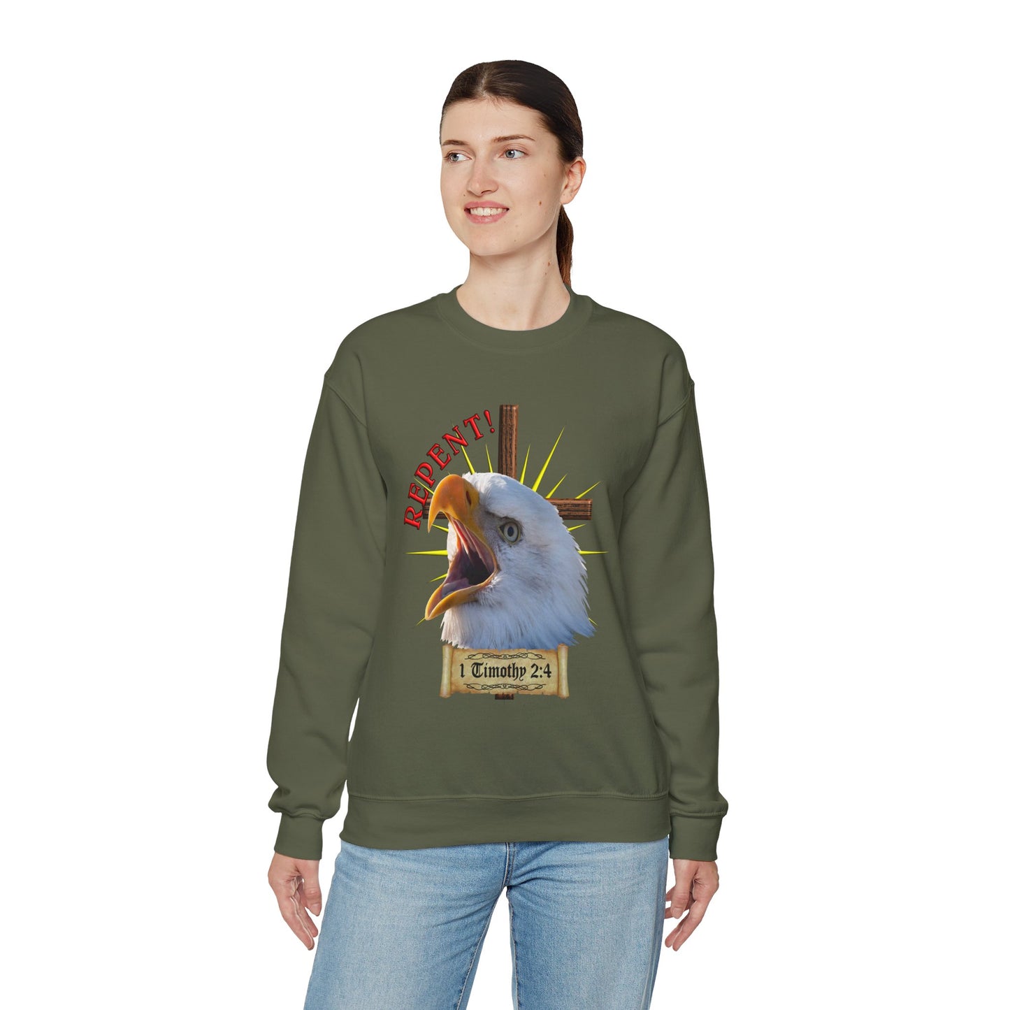 Repent - Eagle - Crewneck Sweatshirt