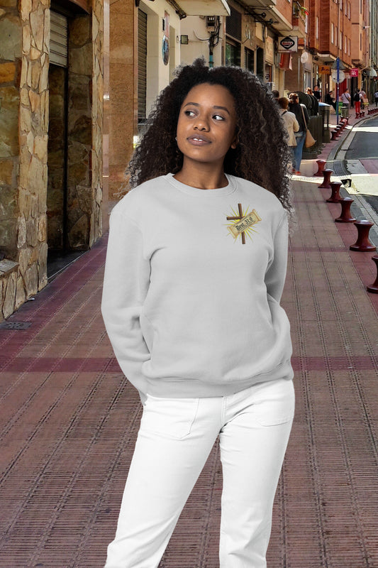 Verses - Deu 31:6 - Crewneck Sweatshirt