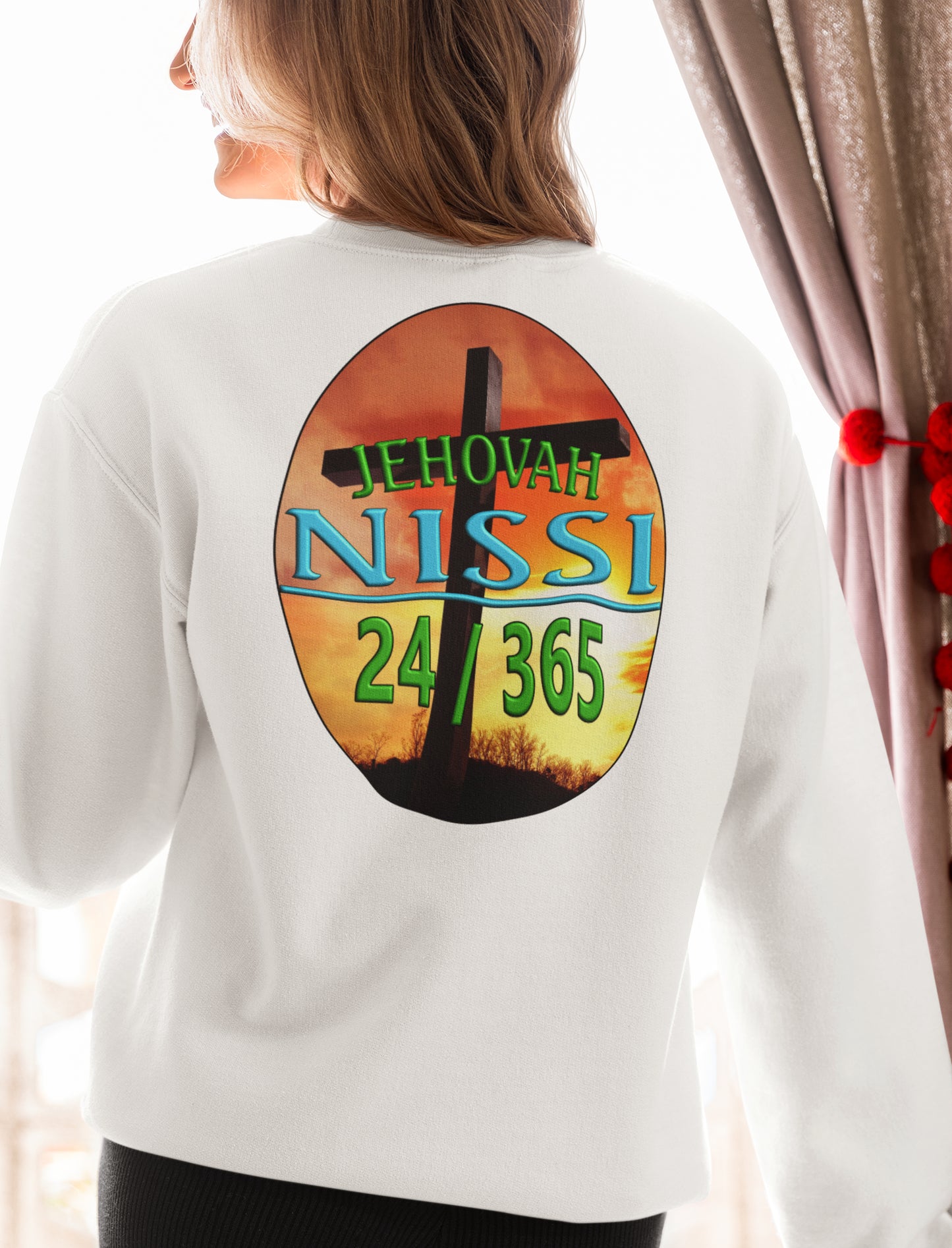 Jehovah Nissi - Crewneck Sweatshirt